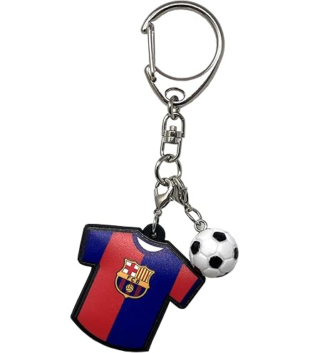 Amazon | FCBarcelona(FCバルセロナ) ユニ型ラバーキーホルダー